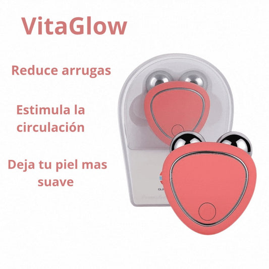 Masajeador facial con microcorriente VitaGlow®